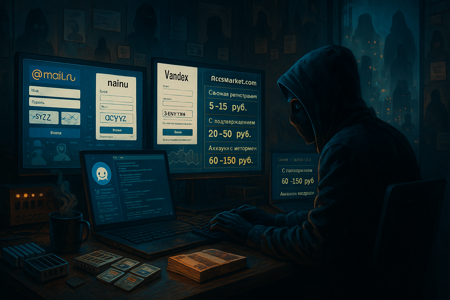 Как развивается рынок покупки и продажи анонимных email аккаунтов в российских почтовых сервисах
