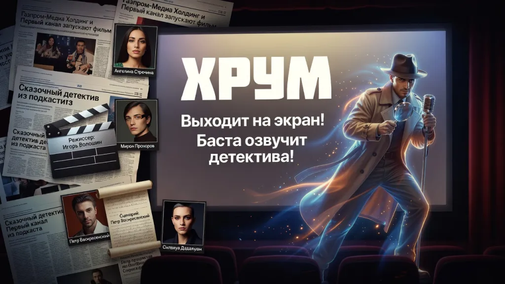 «ХРУМ» выходит на экран. Баста озвучит детектива!