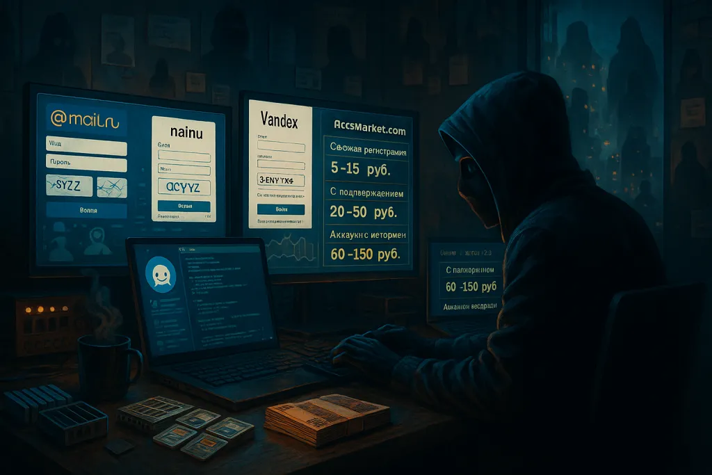 Как развивается рынок покупки и продажи анонимных email аккаунтов в российских почтовых сервисах