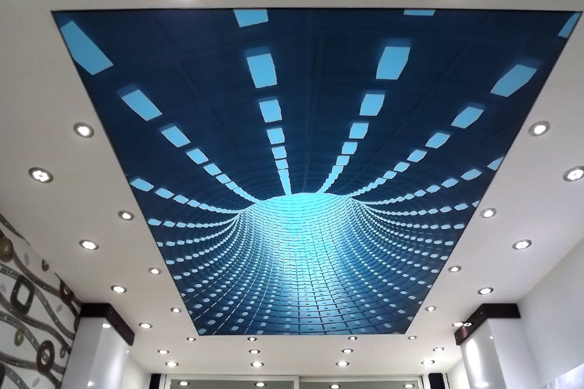 Уникальные картинки 3D натяжных потолков