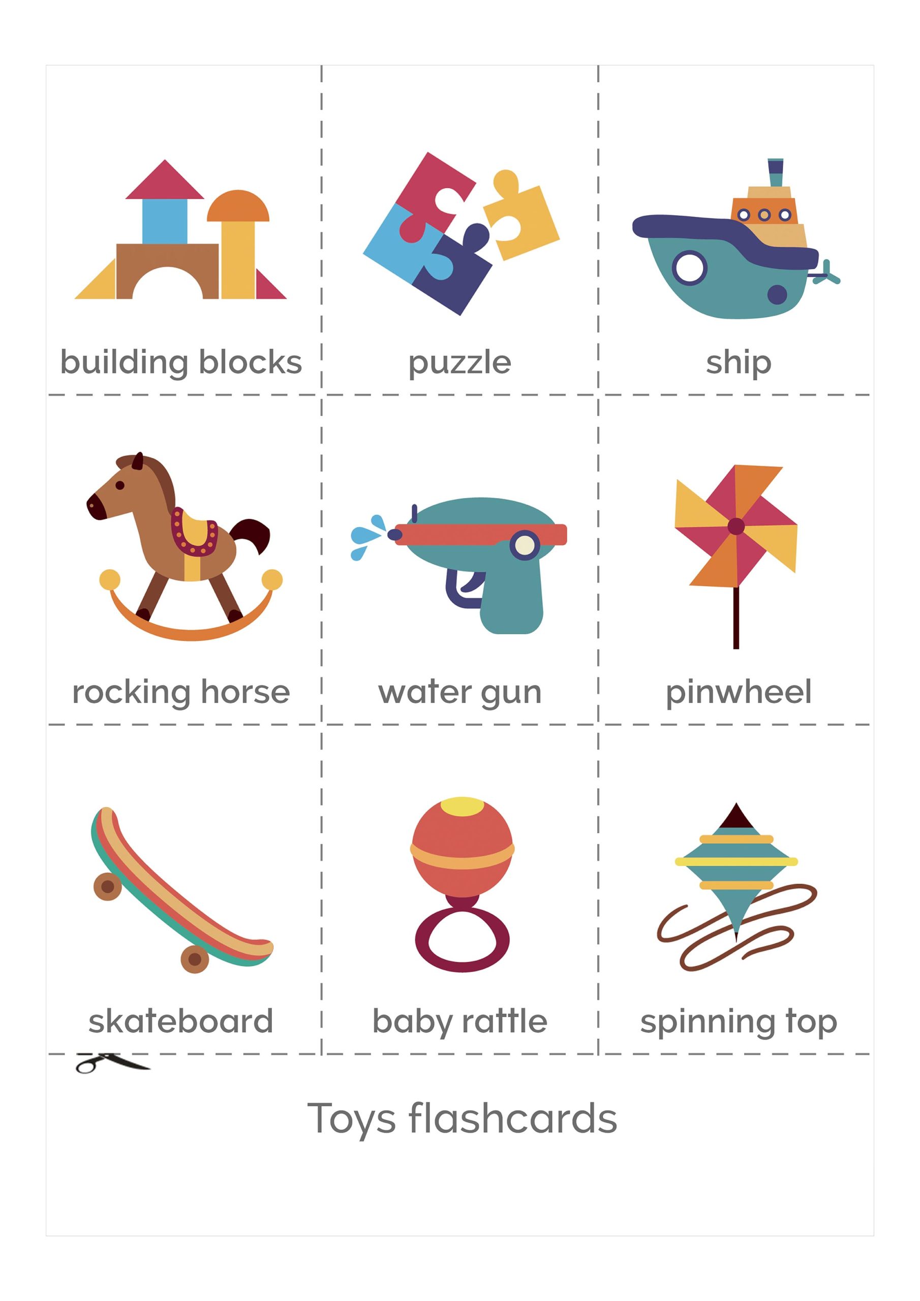 Изображения игрушек на английском для использования в качестве фона