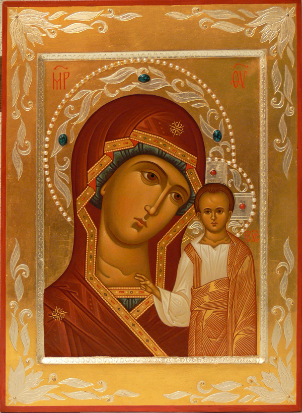 Иконка Казанской Божьей Матери: прекрасные обои для вашего телефона