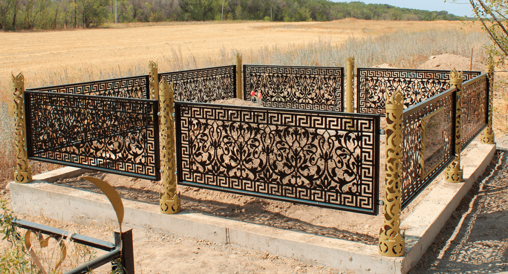 Изображения оградок на могилу: величие в деталях