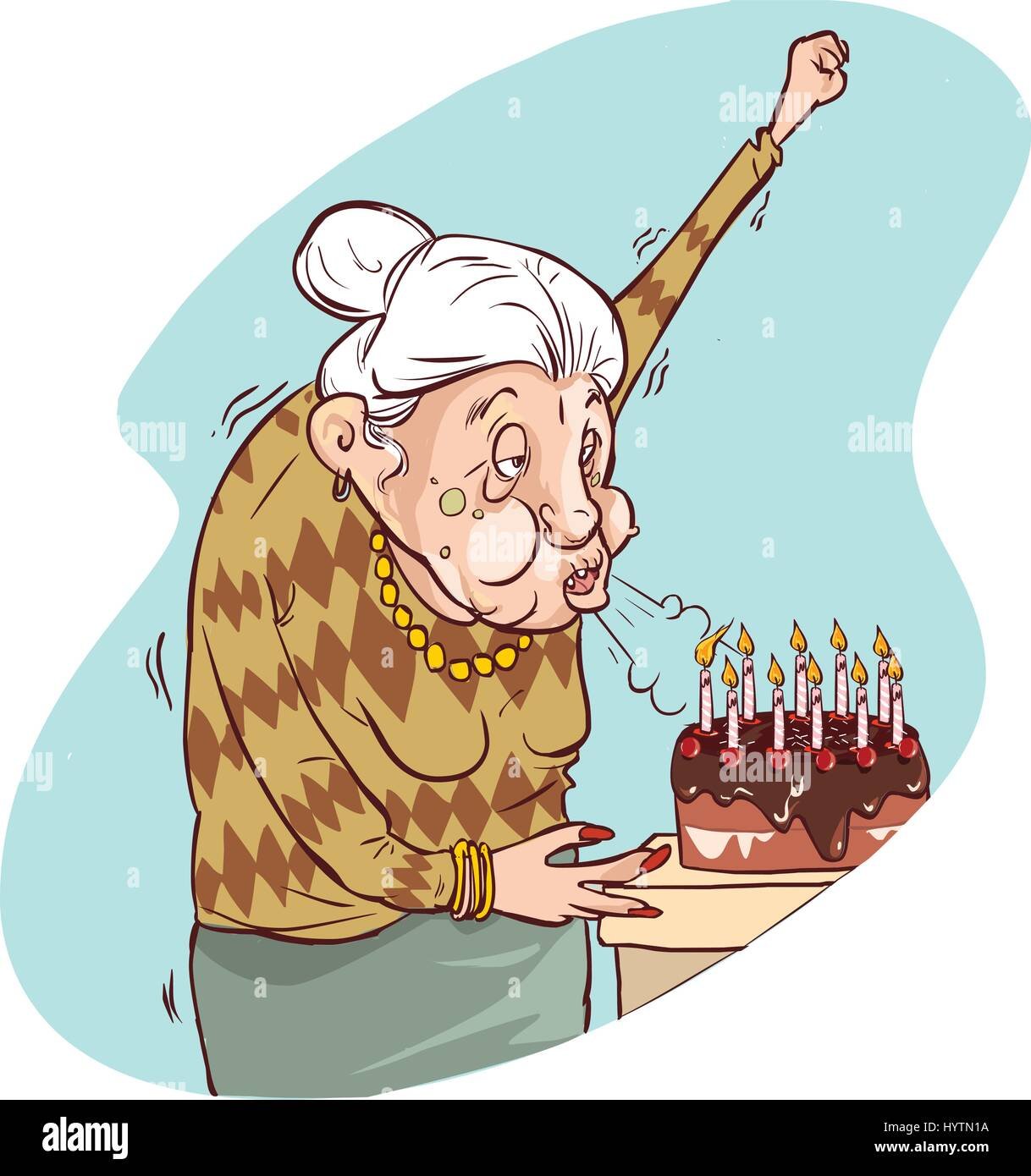 Картинки с тортом на день рождения старушки: Сладкие фото