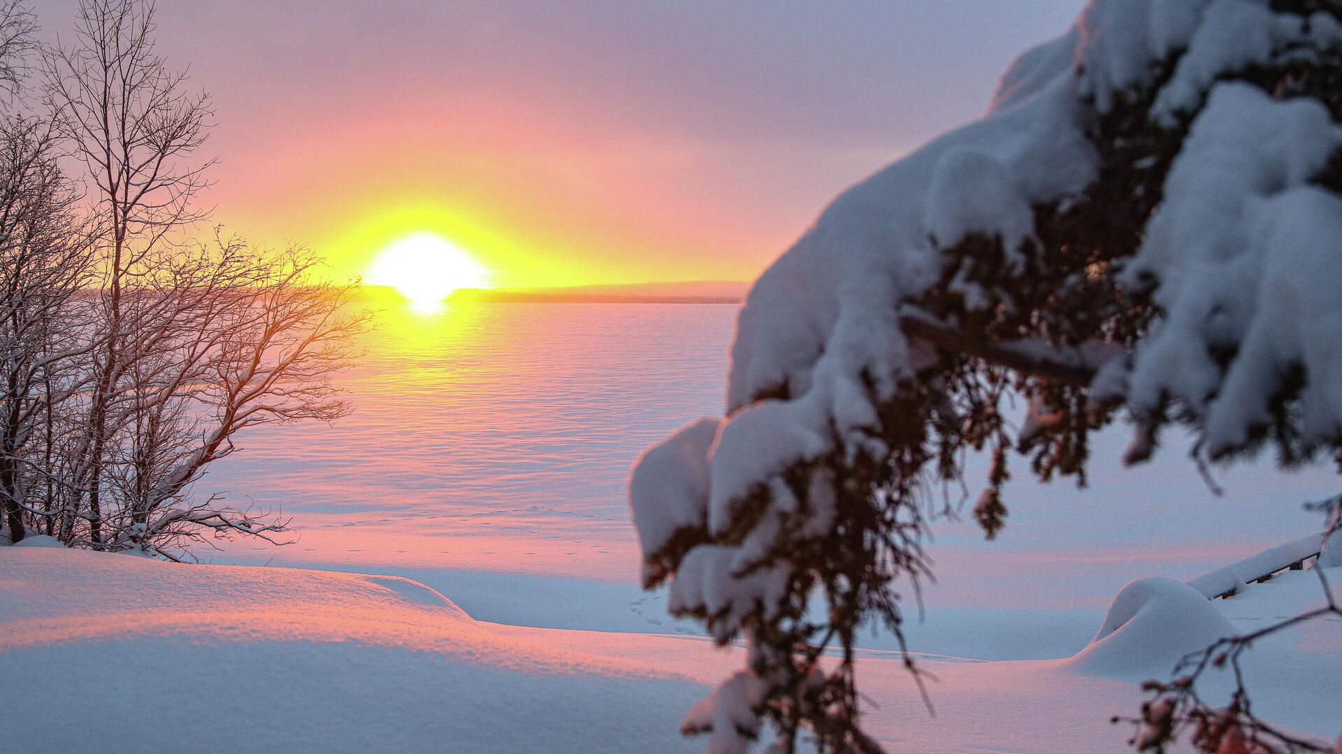 Уникальные фото с зимним солнцестоянием