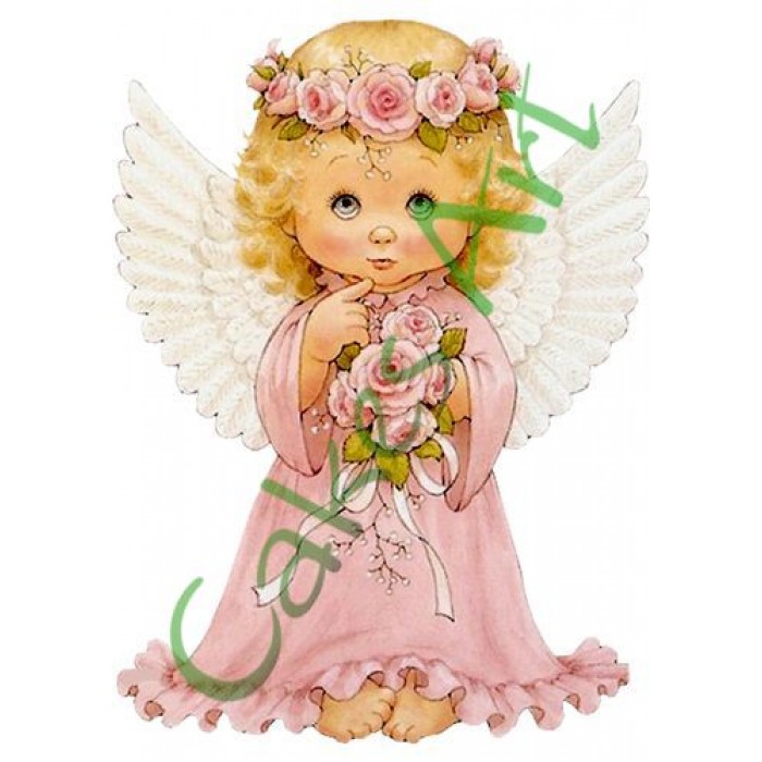 Картинки Вафельная ангелочек для декора