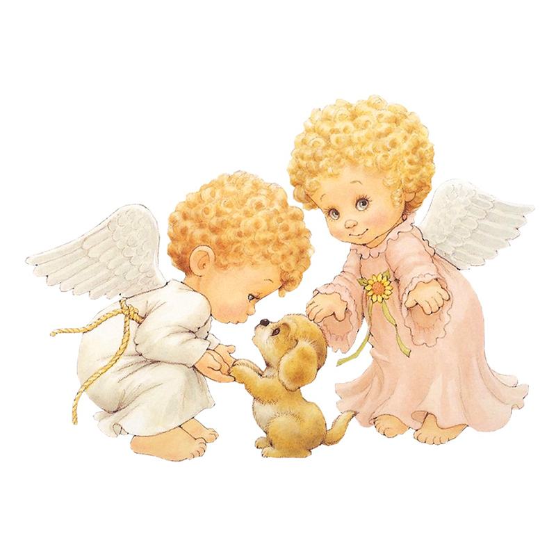 Нежные обои с изображением Вафельная ангелочек